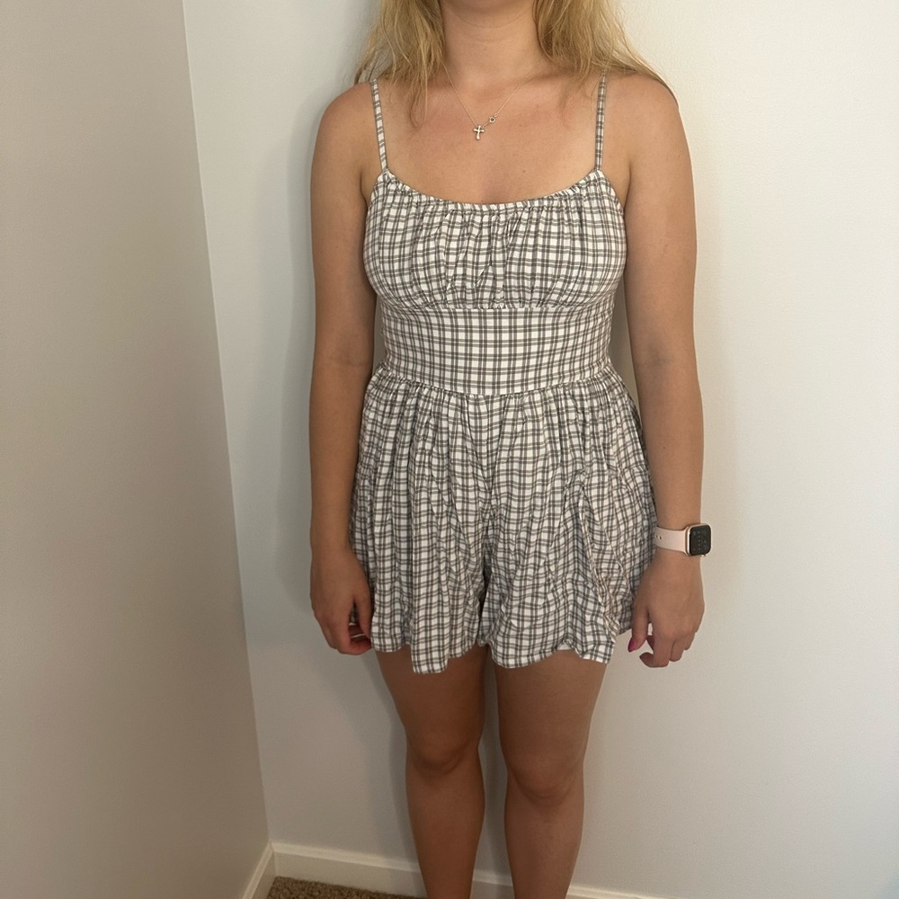 Hollister Grey Romper